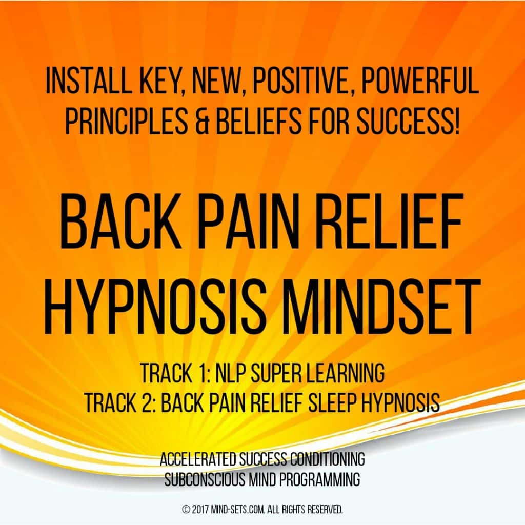 Back Pain Relief Hypnosis Mindset