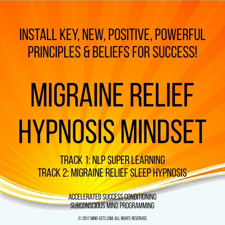 Migraine Relief Hypnosis Mindset MINDSETS