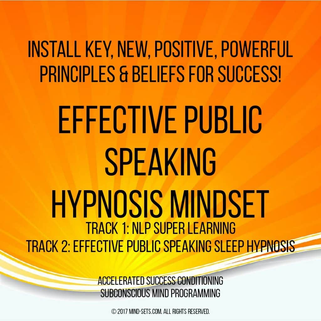 Effective Public Speaking Hypnosis Mindset
